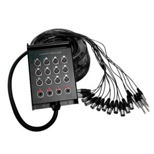 LN-Acoustics LN-8157/16CH-20M Medusa 16 Canales (12 JACK XLR/4 JACKS 6.35MM) 20M