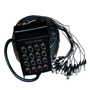 LN-Acoustics LN-8157/16CH-30M Medusa 16 Canales (12 JACK XLR/4 JACKS 6.35MM) 30M
