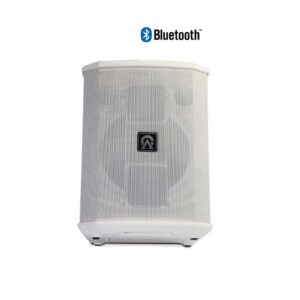 Custom Audio System M4T White  - Parlante Portatil con Batería Recargable - Blanco
