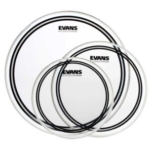 Evans ETP-EC2SCLR-R  -  Paquete de 3 toms Evans EC2S Clear (10, 12 y 16 pulgadas)